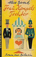 Cover 'Frau Hempels Tochter' (Goldmann #346, Berlin 1955)